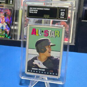 2022 Topps Throwback Thursday #93 Shohei Ohtani All-Star (CGC 10)